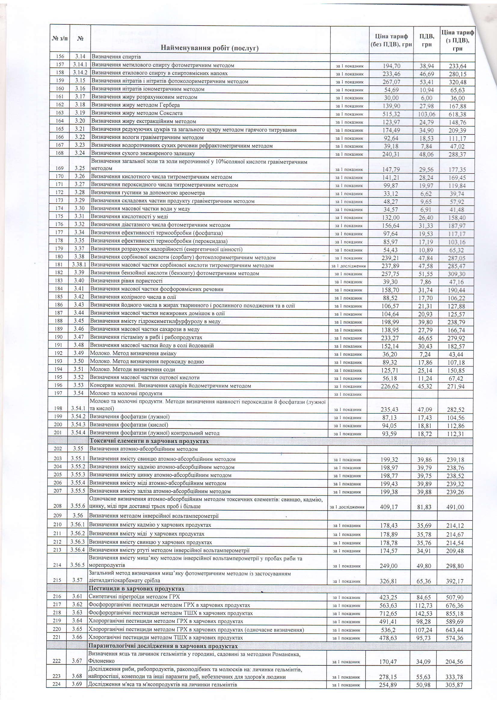 Прайскурант 4