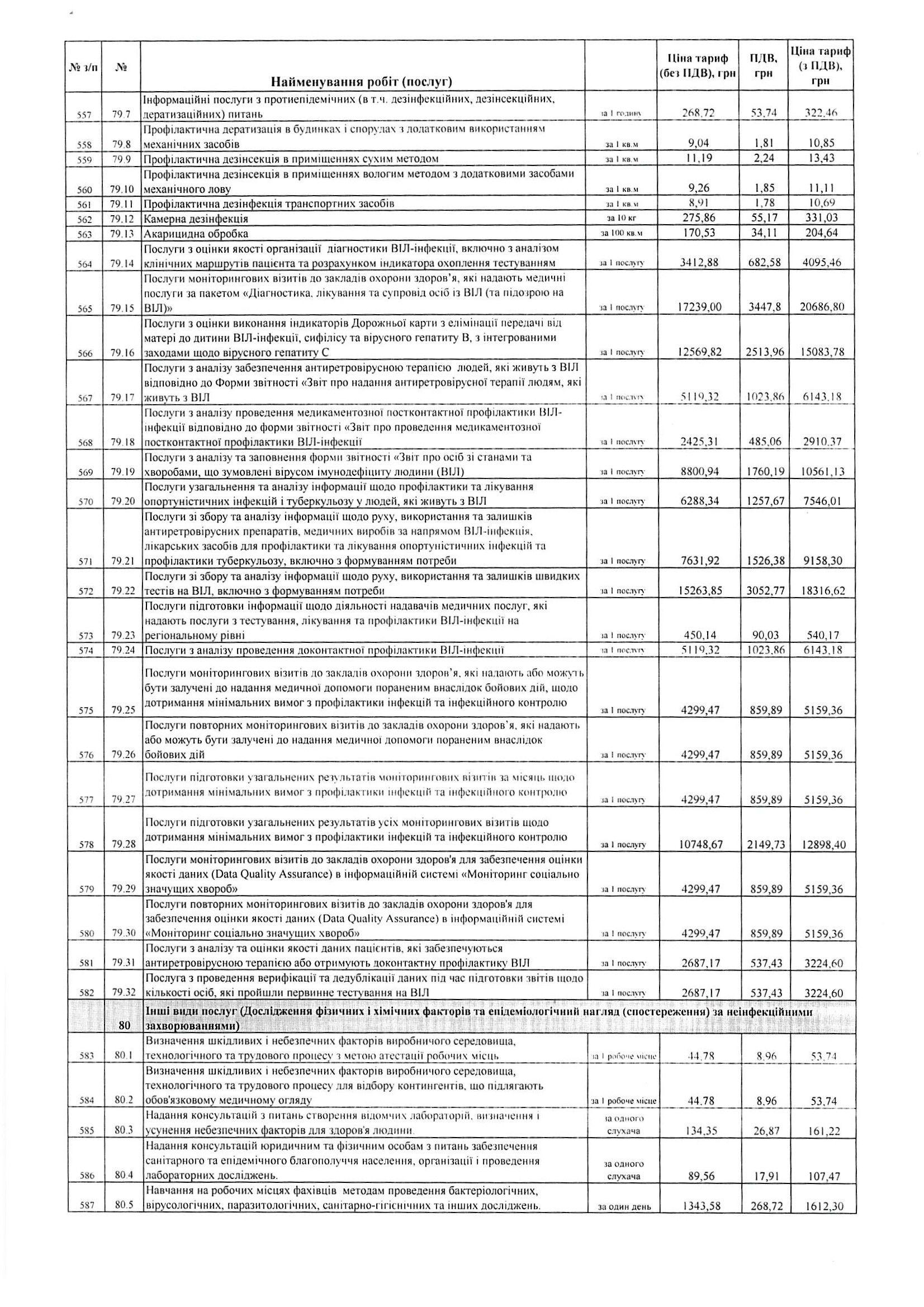 Прайскурант 11